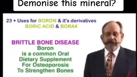 The power of boron.... Consult an expert before injecting borax solutions into your "ear..."