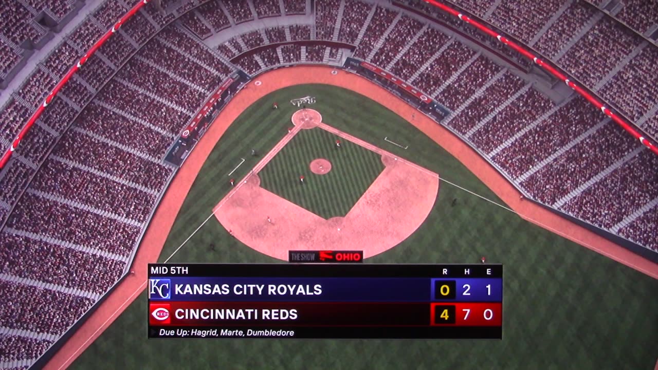 MLB The Show: Cincinnati Reds vs Kansas City Royals (S8 G155)