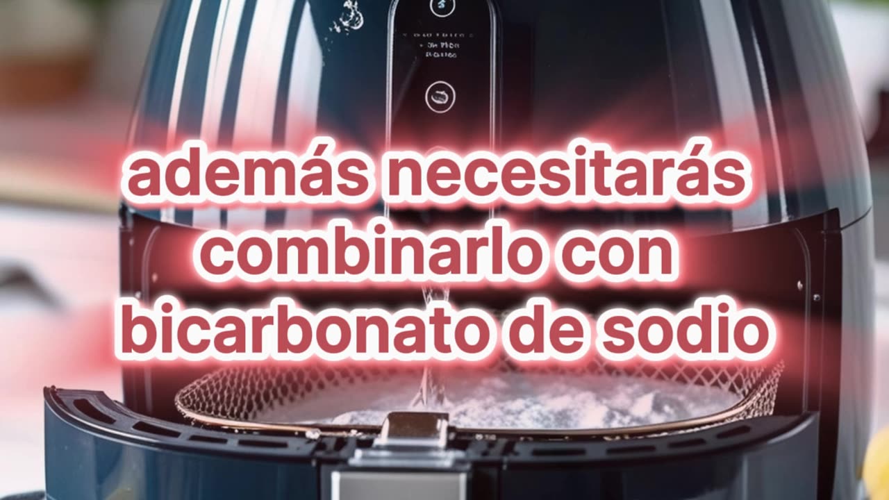 El uso del zumo de limón para eliminar impurezas en la freidora de aire.