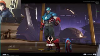 Marvel Rivals Online Competitive Match #151 Part #2 On The PC While Playing As Captain America