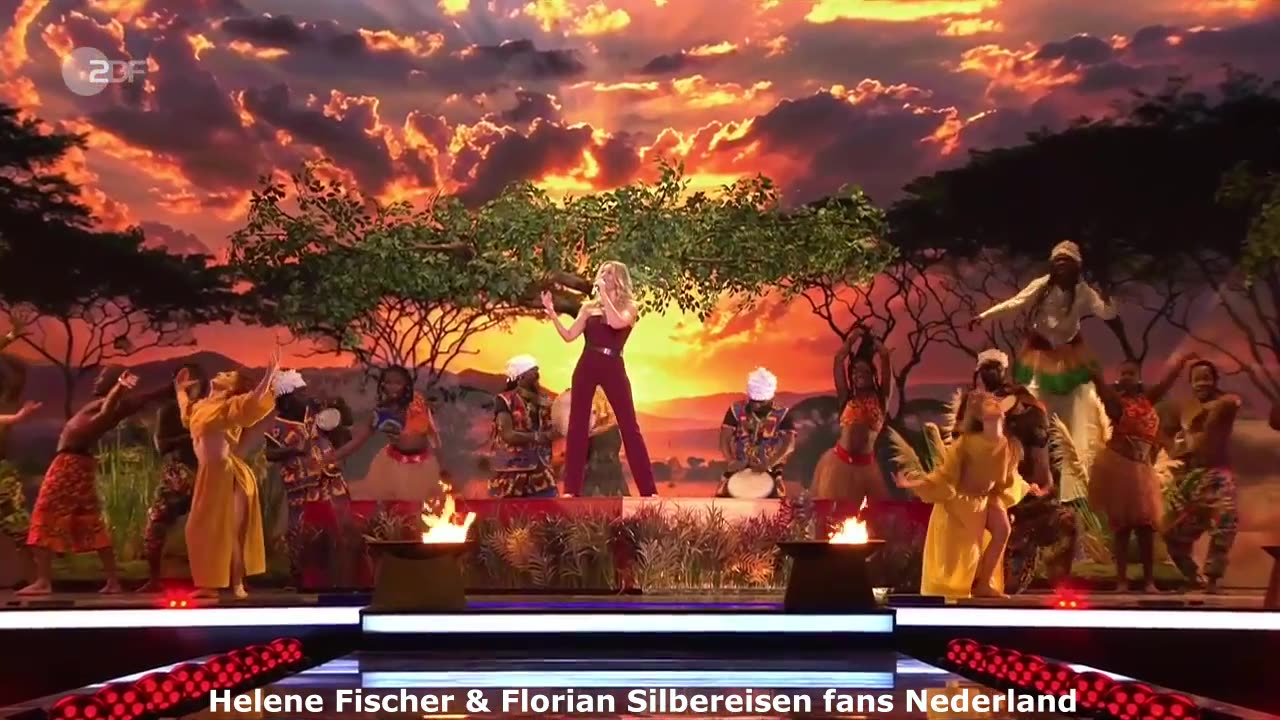 Helene Fischer Medley met Afrika ensemble Helene Fischer show 2024