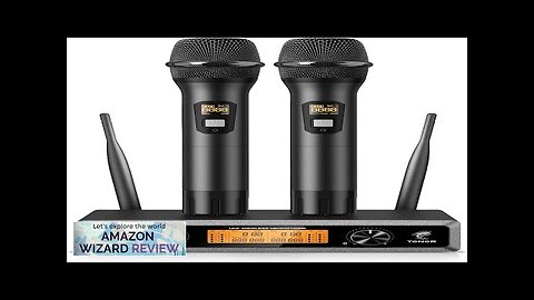 TONOR Wireless Microphone System Professional Metal Cordless Karaoke Microphones Handheld Review