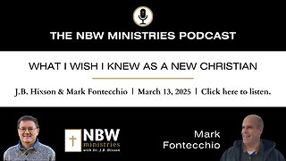 1165. What I Wish I Knew As a New Christian