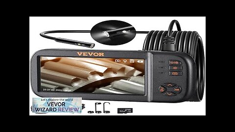 VEVOR Borescope Camera Triple Lens Endoscope Camera with Light 4.5" Screen 1080P Review