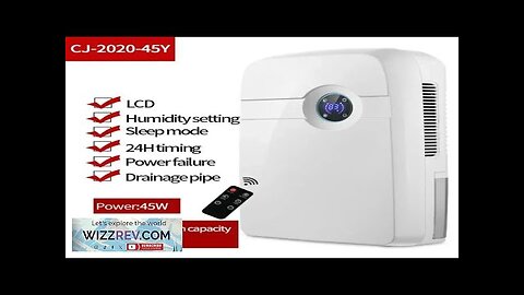 700 Sq. Ft Dehumidifiers for Room and Basements Auto or Manual Drainage Review