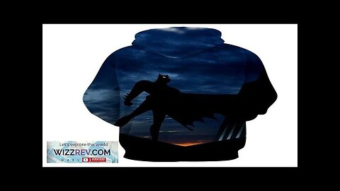 Batman Superhero Silhouette On the Sunset Full Print Hoodie Review