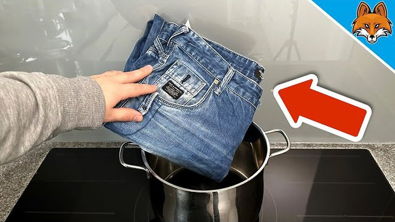 Boil your Jeans for 10 Minutes and WATCH WHAT HAPPENS💥(Unbelievable)🤯 PSN Experiment