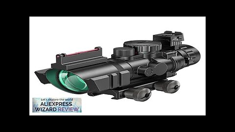 4x32 Rifle Scope Red & Green &Blue Illuminated Reticle Hunting Guns Scope Review