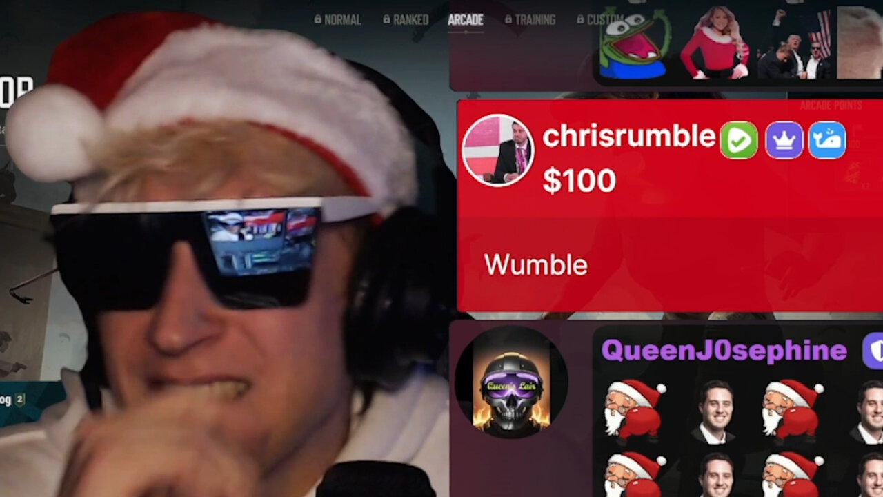 CRAZY CHRISTMAS RAID FROM RUMBLE CEO CHRIS!!!