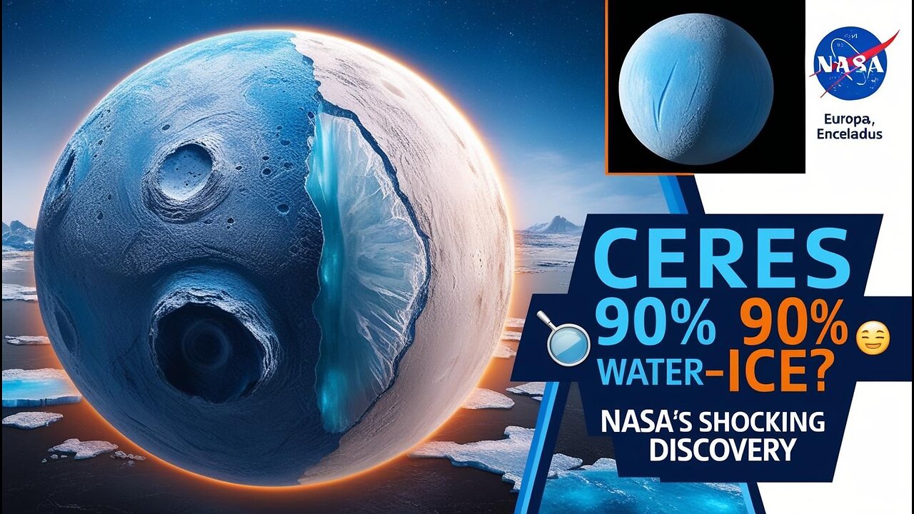 90% of Ceres May Be Water Ice : New NASA Research Reveals Shocking Discovery