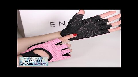 Weightlifting Gloves Women Men Fitness Gym Gloves Half Finger Breathable Non-slip Gel Review