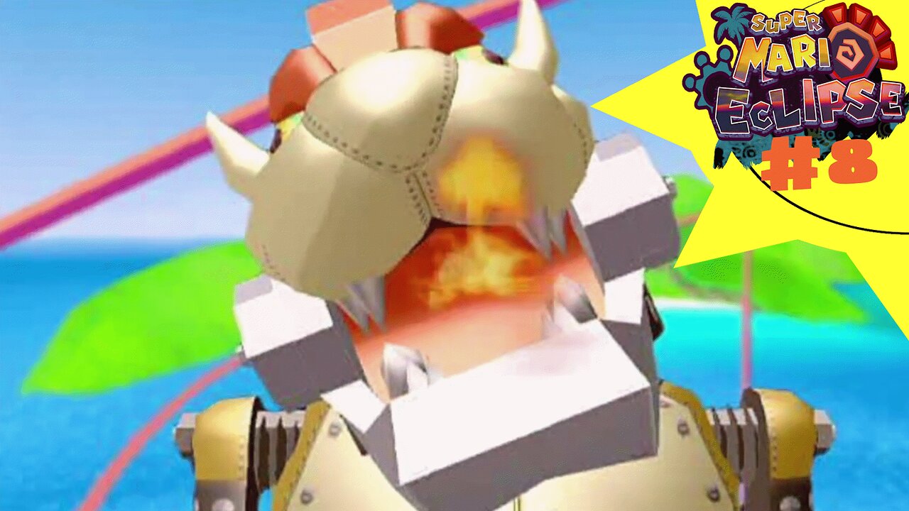 Mecha Bowser Attacks Pinna Park