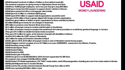 USAID Money Laundering