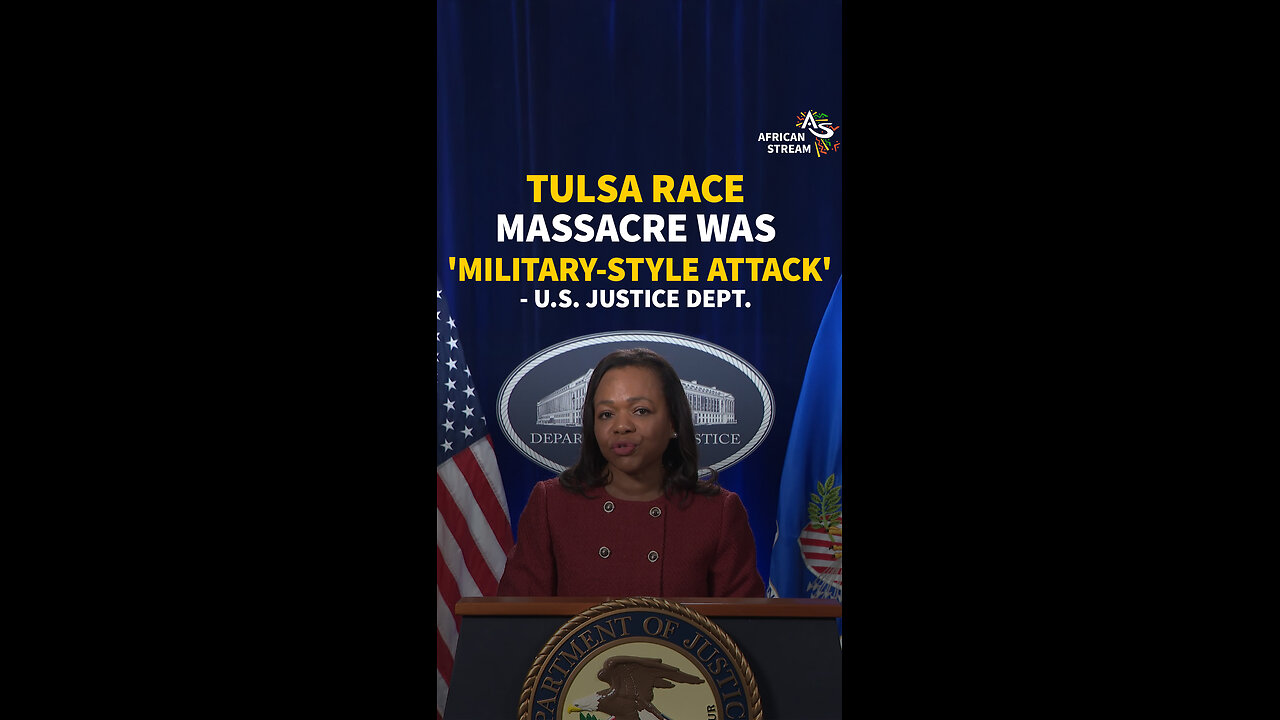 TULSA RACE MASSACRE WAS 'MILITARY-STYLE ATTACK' - U.S. JUSTICE DEPT.