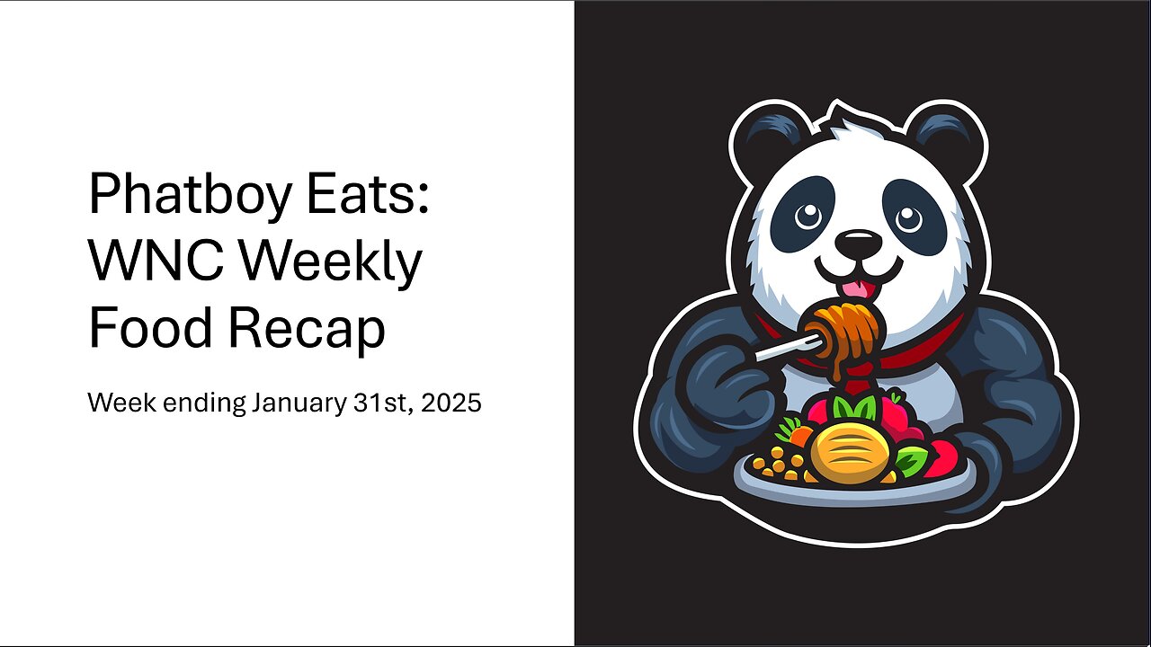 Phatboy Eats: Weekly Food Recap for WNC