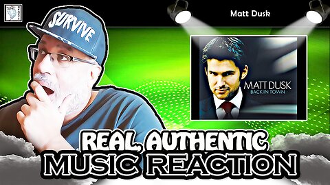 🎶...AND ALL THAT JAZZ! "Matt Dusk - Back In Town" MUSIC REACTION🎶