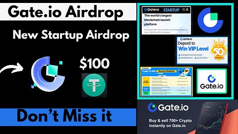 Gate Io Airdrop New Startup Airdrops Guide Step By Step