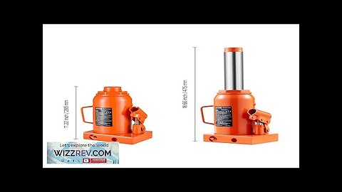 Hydraulic Bottle Jack 30 Ton Manual High Lift Automotive Car Repair Shop Review