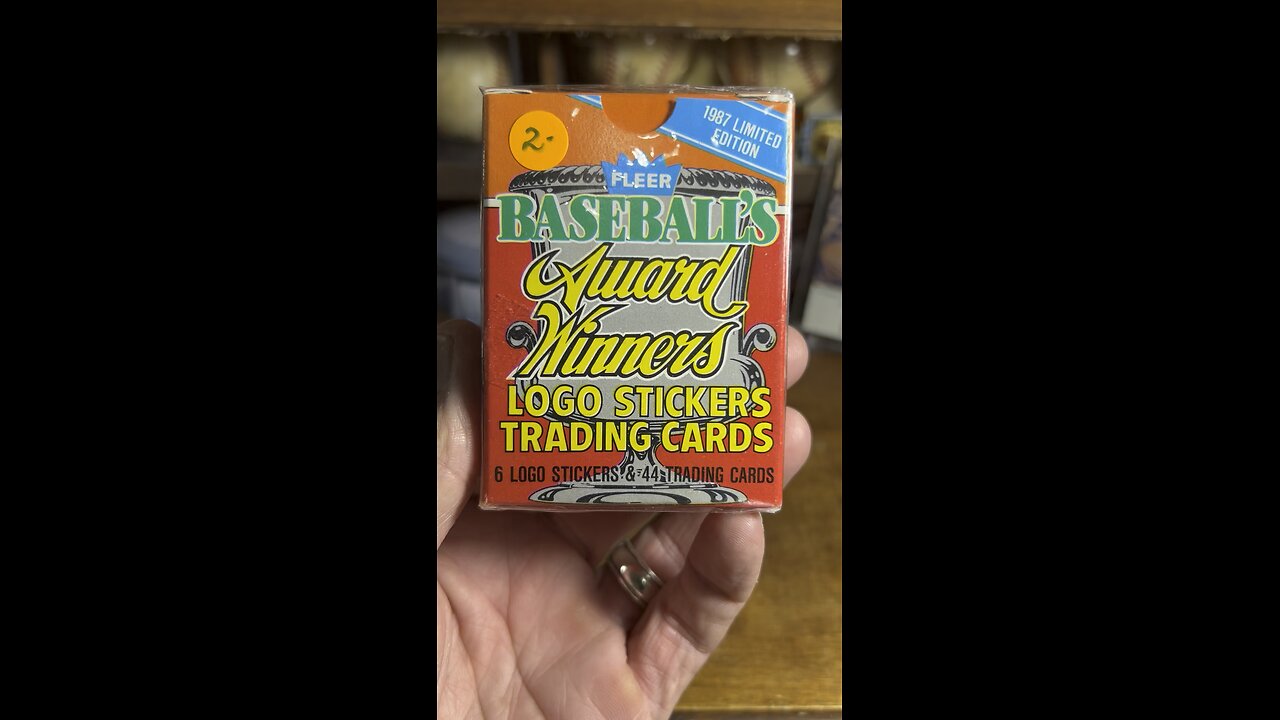 1987 #Fleer #junkwax #baseballcards Award Winner set #packopening