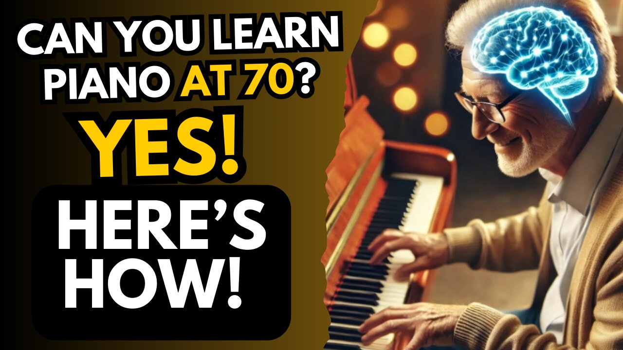 🎹 Can You Learn Piano at 70? YES! Here’s HOW! (Shocking Results!)