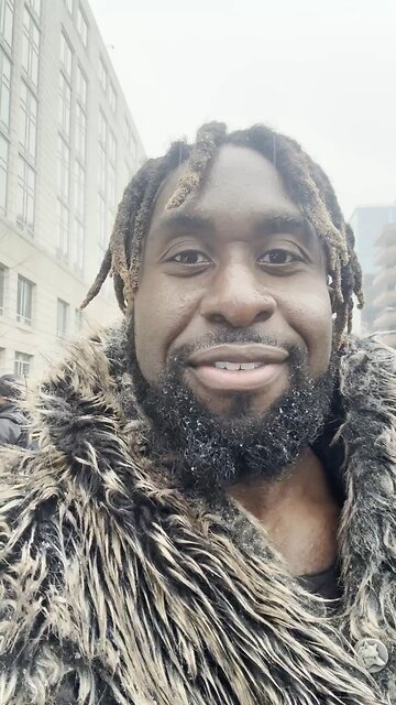 Here’s a fun interaction I had outside of the Trump rally today