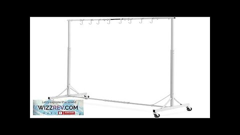 Newly Upgraded！VEVOR Painting Rack Adjustable Paint Hanger 8 Hooks Auto Body Painting Review