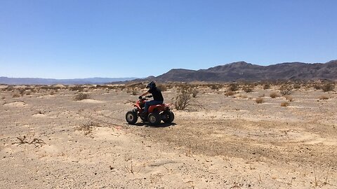 Visiting my son and riding with him. While he was a Marine at Camp Pendleton in California.