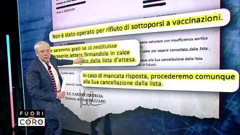 Scandalo a Trieste: niente operazione senza vaccino - Fuori dal Coro 08/01/2025