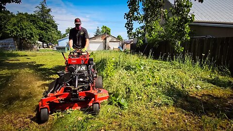 Mowing This HAZARDOUS Home Was More DANGEROUS Than I Thought