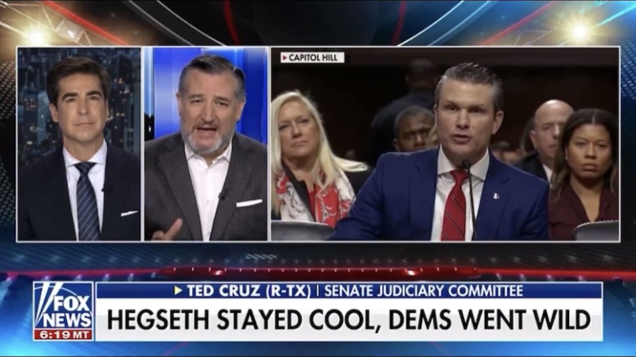 Senator Ted Cruz says Pete Hegseth will be confirmed despite Democrats’ performance circus today