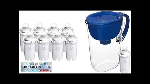 Brita Standard Replacement Water Filters 8 Count & Large Water Filter Pitcher Review