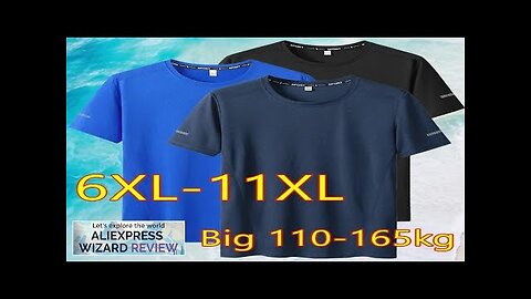 T-shirt Big Size 9XL for Men Quick Drying T-shirt for Men Round Review