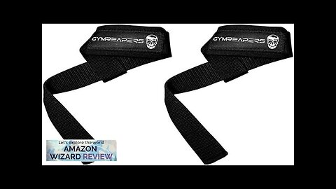 Gymreapers Lifting Wrist Straps for Weightlifting Bodybuilding Powerlifting Strength Review