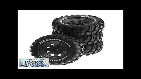 4PCS Off Road Tires Wheel 1.9 inch for 1/8 RC Racing Crawler Review