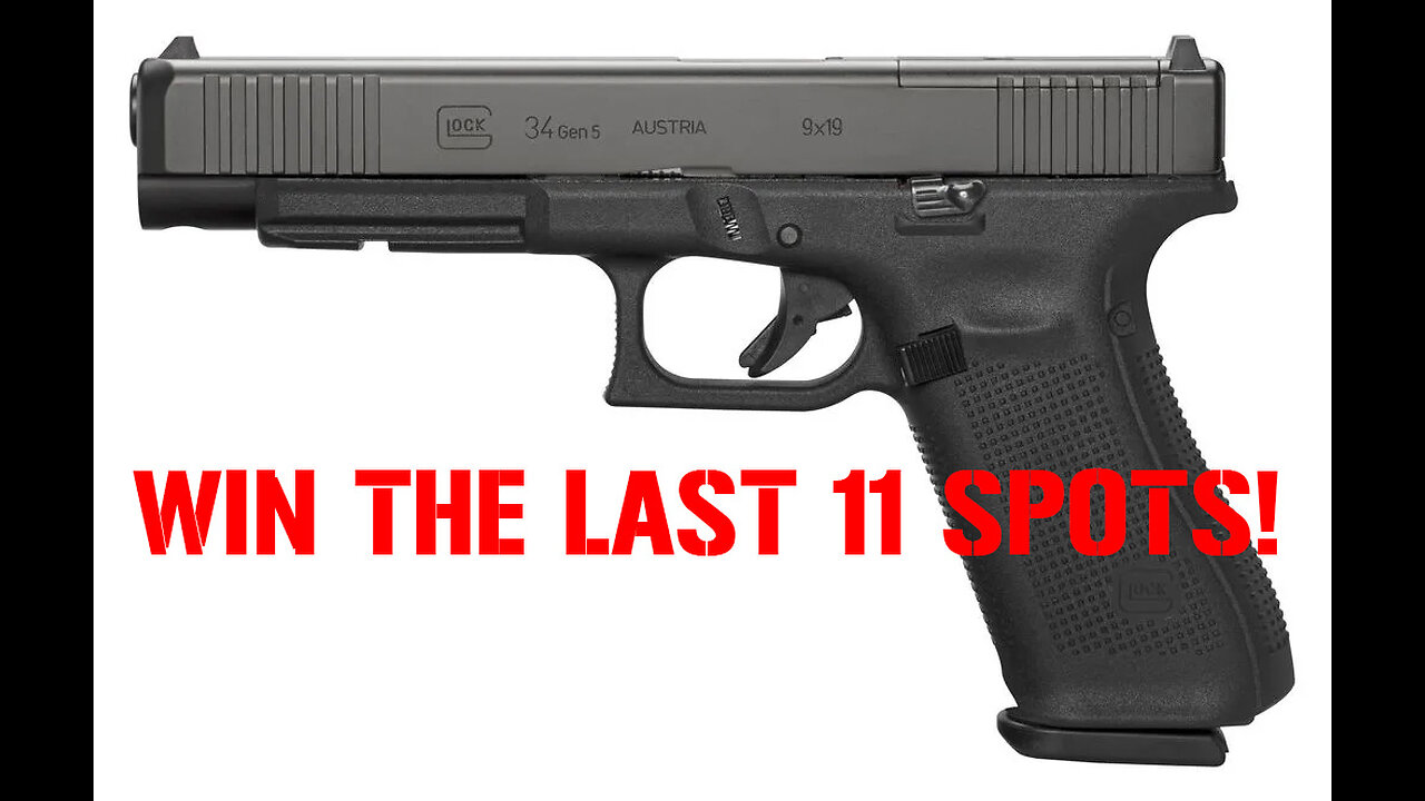 Glock G34 MOS MINI #1 FOR 11 SEATS IN THE MAIN WEBINAR