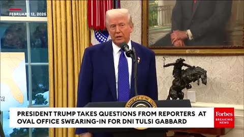 BREAKING NEWS: Trump Takes Question After Question From Reporters In The Oval Office