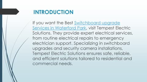 Best Switchboard upgrade Services in Waterford Park