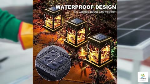 18 Pack Solar Lantern Outdoor Bulk Waterproof Hanging Solar Lights