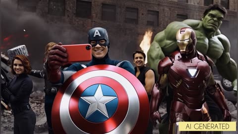 Avengers selfie time 🤳