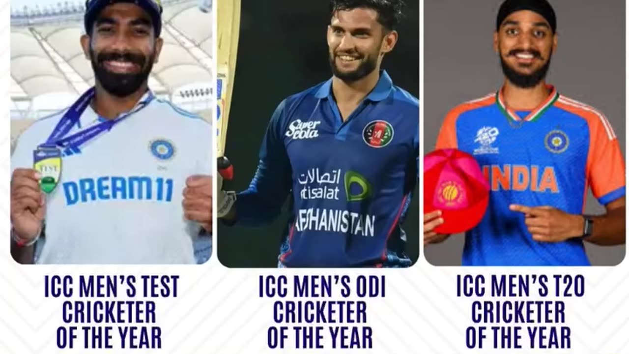 Congrats To Azmatullah Omarzai for being awarded "ICC Men's ODI Cricketer Of The Year 2024 Award".