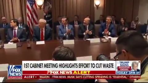 In Cabinet Meeting, Musk Says We Need to Cut $4 Billion PER DAY From the Budget the Rest of the Year