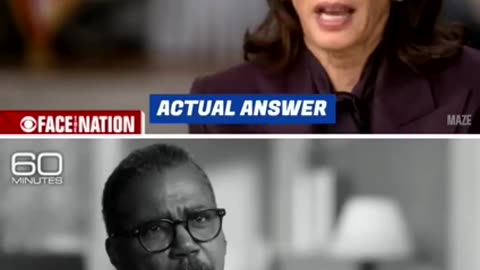 LOL- WATCH: New Video Shows How CBS Edited Harris Interview to Help Her