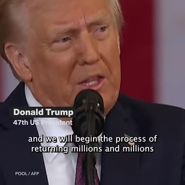 Trump says he will return millions of criminals back to way they came from