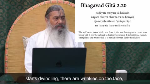 Satyanarayana Das Babaji ⎹ Bhagavad-Gītā 2.20 ⎹ The Unchanging Experiencer of the Changing Body