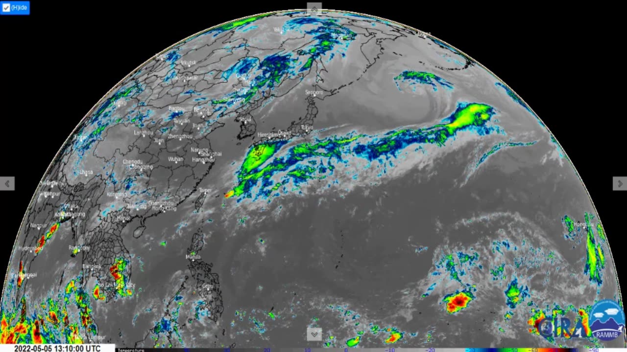 Audio Miran Rubin "EDUKACIJA O GEOINŽENJERINGU" / Sat=Himawari IR 18 - 8km - 28.04.2022 - 04.06.2022