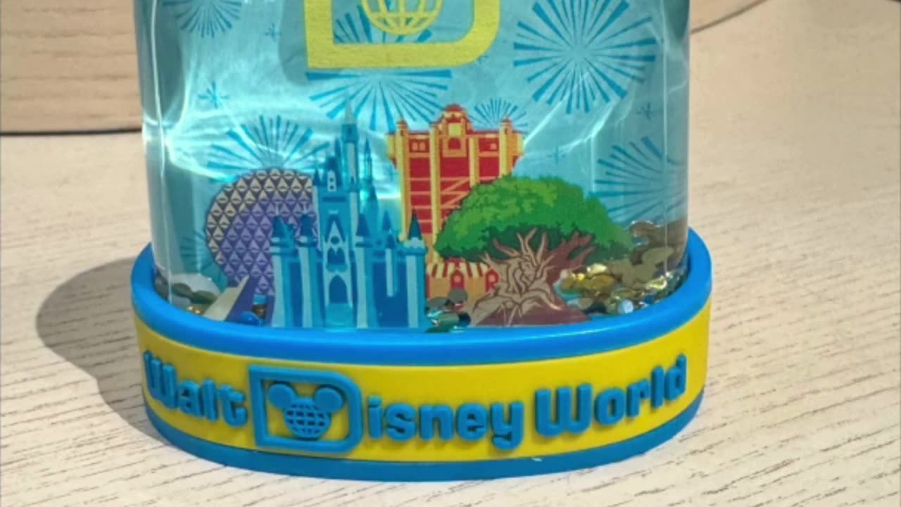 Walt Disney World Four Parks Plastic Snowglobe #shorts