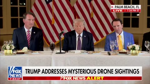 President Trump - I'm going to give you a report on drones about one day into the administration