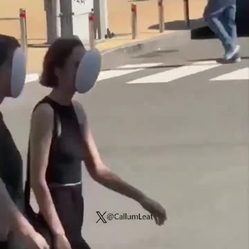 New FULL FACE MASK trend happening in Europe