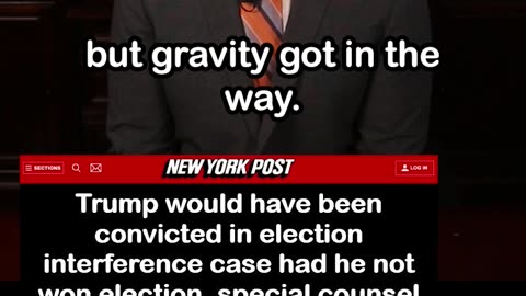 Jack Smith Claims Trump Would Have Lost in Election Interference Case Had He Not Won Election