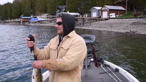Prespawn bass fishing Lake Pend O Reille
